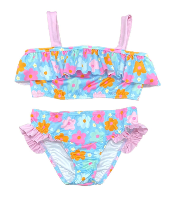 Retro Floral Alexis Two- Piece Swimsuit