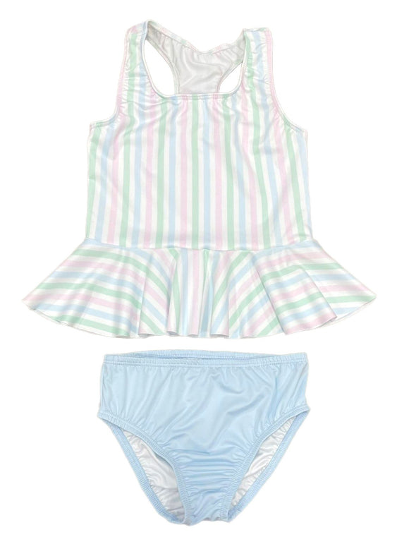 Pastel Stripe Collette Swimsuit *PREORDER*