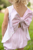 Rosebuds and Bows Knit Lottie Bloomer Set
