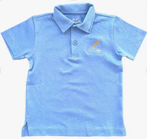 Batter Up Knit Polo Only with Baseball