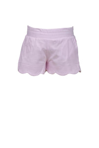 Shorts Pima Pink Scallop